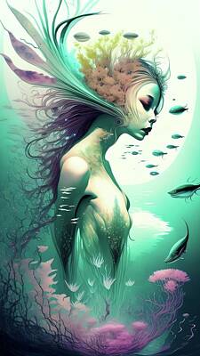 Royalty-Free and Rights-Managed Images - Mermaid by Tricky Woo
