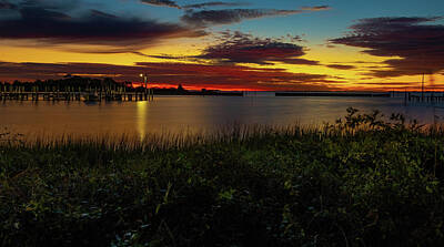 Lori A Cash Royalty-Free and Rights-Managed Images - Messick Point Sunrise by Lori A Cash