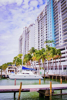 Kim Fearheiley Photography Royalty Free Images - Miami 1 Royalty-Free Image by Steve Tafoya