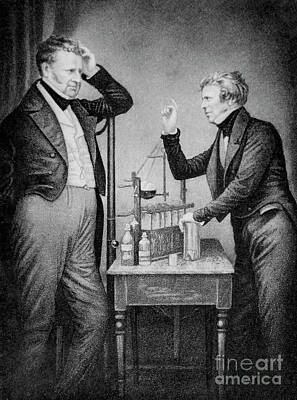Presidential Portraits - Michael Faraday and John Frederic Daniell x1 by Historic illustrations