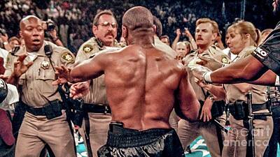Athletes Photos - Mike Tyson vs Las Vegas Police by EliteBrands Co