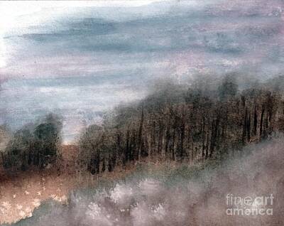 Whimsical Flowers - Misty Field by AnnMarie Parson-McNamara