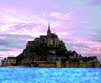 Advertising Archives - Mont St Michel at Sunset - France - Limited Edition William Robert Stanek by William Robert Stanek