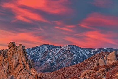 Ingredients Rights Managed Images - Morning Clouds Over the Sierra Nevada Royalty-Free Image by Marc Crumpler