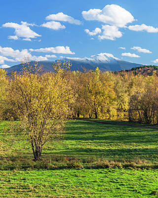Landscape Royalty-Free and Rights-Managed Images - Mount Mansfield September Landscape by Alan L Graham