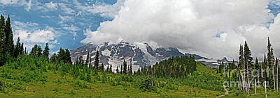Mountain Royalty Free Images - Mount Rainier , Washington Royalty-Free Image by Bernd Billmayer