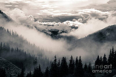 Mountain Royalty-Free and Rights-Managed Images - Mountain Mist II by Mindy Sommers