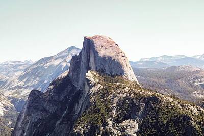Classical Masterpiece Still Life Paintings Royalty Free Images - Mountain under white clouds - Half Dome, Yosemite Valley, California, USA Royalty-Free Image by Julien