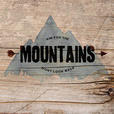 Staff Picks Judy Bernier Rights Managed Images - Mountains on Mountains Royalty-Free Image by Brandi Fitzgerald