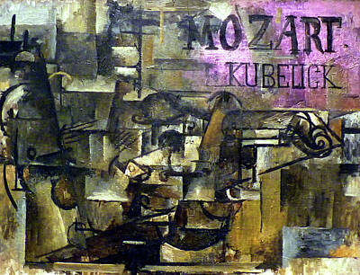 Lucille Ball Royalty Free Images - Georges Braque - Mozart Kubelick Royalty-Free Image by Jon Baran