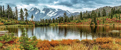 Interior Designers Rights Managed Images - Mt. Shuksan Fall Royalty-Free Image by Tony Locke