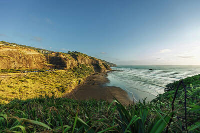 Beach Photo Rights Managed Images - Muriwai, New Zealand Royalty-Free Image by Dr K X Xhori