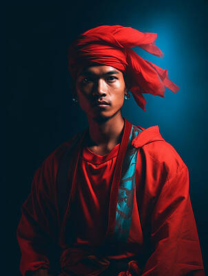 Musicians Royalty Free Images - Musician  dancer  Youth  from  Bahnar  People  Vietna  c  fe  b  c  bafddc, by Asar Studios Royalty-Free Image by Romed Roni