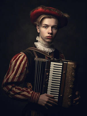 Musicians Royalty Free Images - Musician  Youth  from  Russia  extremely  handsome  g  bfce  f  a  a  adedbeb, by Asar Studios Royalty-Free Image by Romed Roni