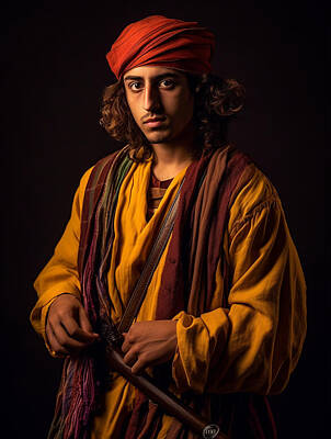 Musicians Royalty Free Images - Musician  Youth  from  Yazidi  Kurdish  Tribe  Kurdis  db  beee  f  dd  dbaafb, by Asar Studios Royalty-Free Image by Romed Roni