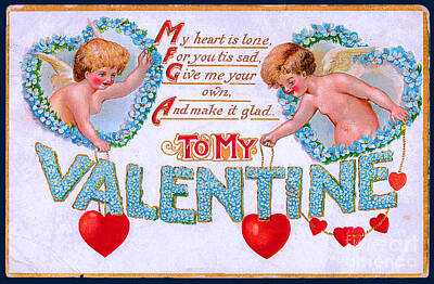 Guitar Patents - My Heart is Lone Victorian Valentine by Unknown