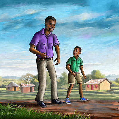 Thomas Kinkade - My Main Man by Anthony Mwangi