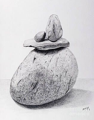 Still Life Drawings - Mystic Carin 4 by Garry McMichael
