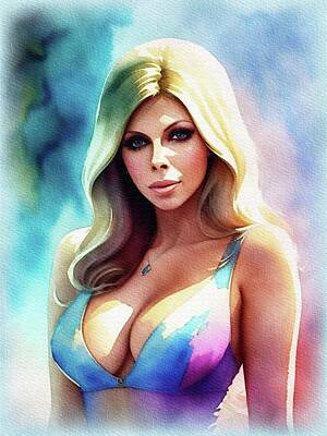 Musicians Royalty Free Images - Nancy Sinatra, Music Star Royalty-Free Image by Sarah Kirk