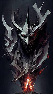 Recently Sold - Mountain Digital Art - Nazgul  by Tricky Woo