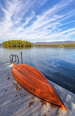 Frank Sinatra - New Hampshire Fall Colors at Squam Lake by Juergen Roth