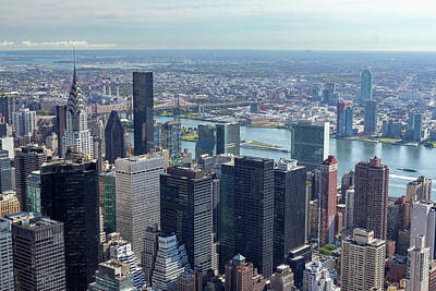 Mossy Lanscape - New York City- view of midtown Manhattan.  by Jaroslav Frank