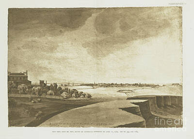 City Scenes Drawings - NEW YORK FROM MT. PITT e2 by Historic Illustrations