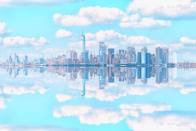 Royalty-Free and Rights-Managed Images - New York Reflection by Manjik Pictures