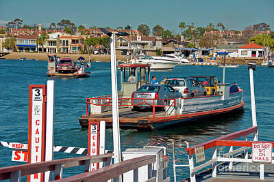 Vintage Ford - Newport Balboa Ferry by David Zanzinger