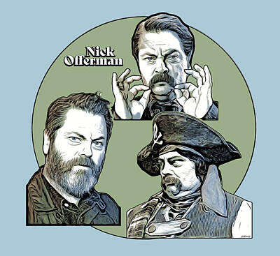 Royalty-Free and Rights-Managed Images - Nick Offerman - Digital by Greg Joens