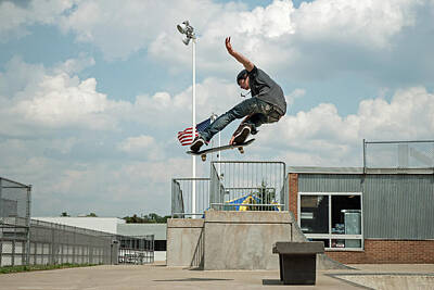 Sean - Nixon Skateboard Park 4384 by Stan Gregg