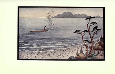 Fantasy Drawings - O Kinu San inspects the Place where Takadai Jiro committed Suici g3 by Historic Illustrations