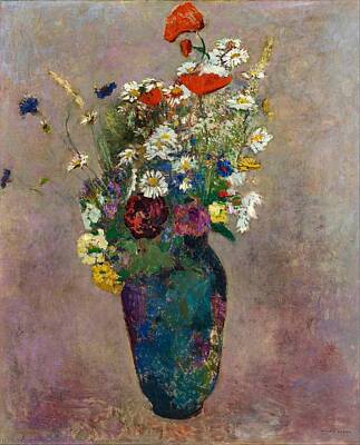 Advertising Archives - Od lon-redon-vase-w th-flowers by Romed Roni