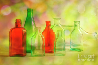 Royalty-Free and Rights-Managed Images - Old bottles 5 by Veikko Suikkanen