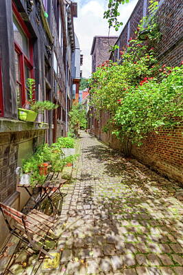 Stunning 1x - Old street in Liege, Belgium by Elenarts - Elena Duvernay photo