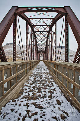 Wild And Wacky Portraits - Old Trestle in Winter by Michael Overstreet