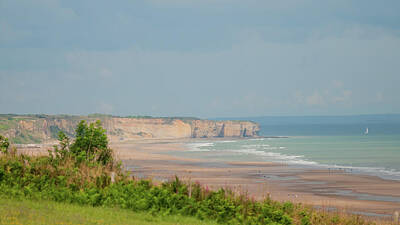 Vermeer Rights Managed Images - Omaha Beach At Peace Royalty-Free Image by CR Courson