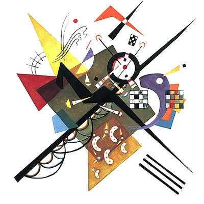 Plan Royalty-Free and Rights-Managed Images - On White II by Wassily Kandinsky by Mango Art