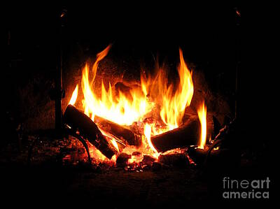 Modigliani - Open Fire Place by Birgit Moldenhauer