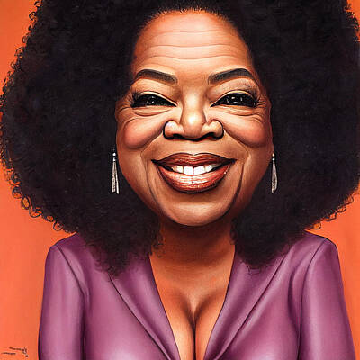 The Rolling Stones Royalty Free Images - Oprah  Winfrey  Caricature  drawing  Portrait  Exaggerated  fea  2dfb39b645  043f2f  645b5f  ba0437  Royalty-Free Image by Celestial Images