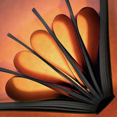 Curated Weekender Tote Bags - Orange Book Abstract by Elvira Peretsman