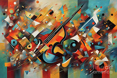 Music Paintings - Orchestral Music  by Philip Openshaw