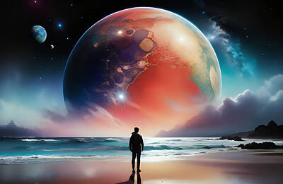 Science Fiction Royalty Free Images - Otherworldly Experience Royalty-Free Image by Tricky Woo