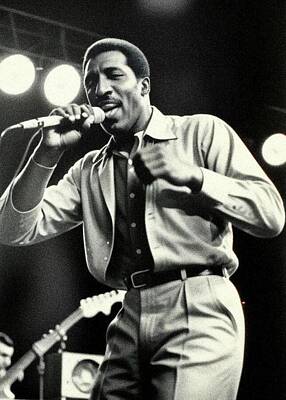 Jazz Royalty-Free and Rights-Managed Images - Otis Redding, Music Legend by Esoterica Art Agency