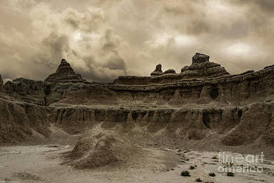 Modern Sophistication Modern Abstract Paintings - Out In The Badlands by Mitch Shindelbower
