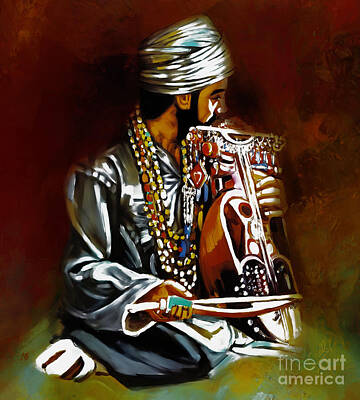 Musician Royalty-Free and Rights-Managed Images - Pakistani Cultural Folk Musician by Gull G