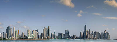 Winter Animals Royalty Free Images - Panoramic picture lanscape of Panama City Royalty-Free Image by Ygber Gonzalez