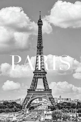 Paris Skyline Royalty Free Images - Paris Royalty-Free Image by Sasas Photography