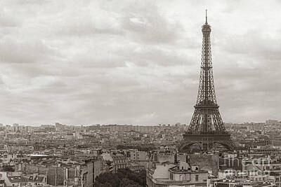 Paris Skyline Photos - Paris skyline, France by Sasas Photography