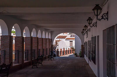 Kitchen Mark Rogan Rights Managed Images - Passage with ViewPoint Arches in Mijas Royalty-Free Image by Jenny Rainbow